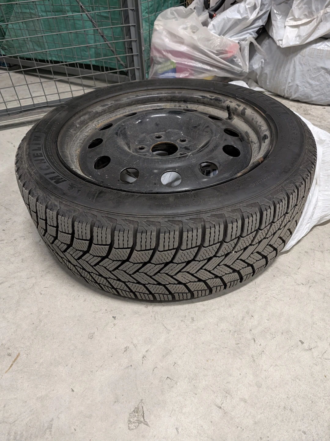 Michelin X-Ice Snow 215/55R18 Tires on Steel Rim - photo 2