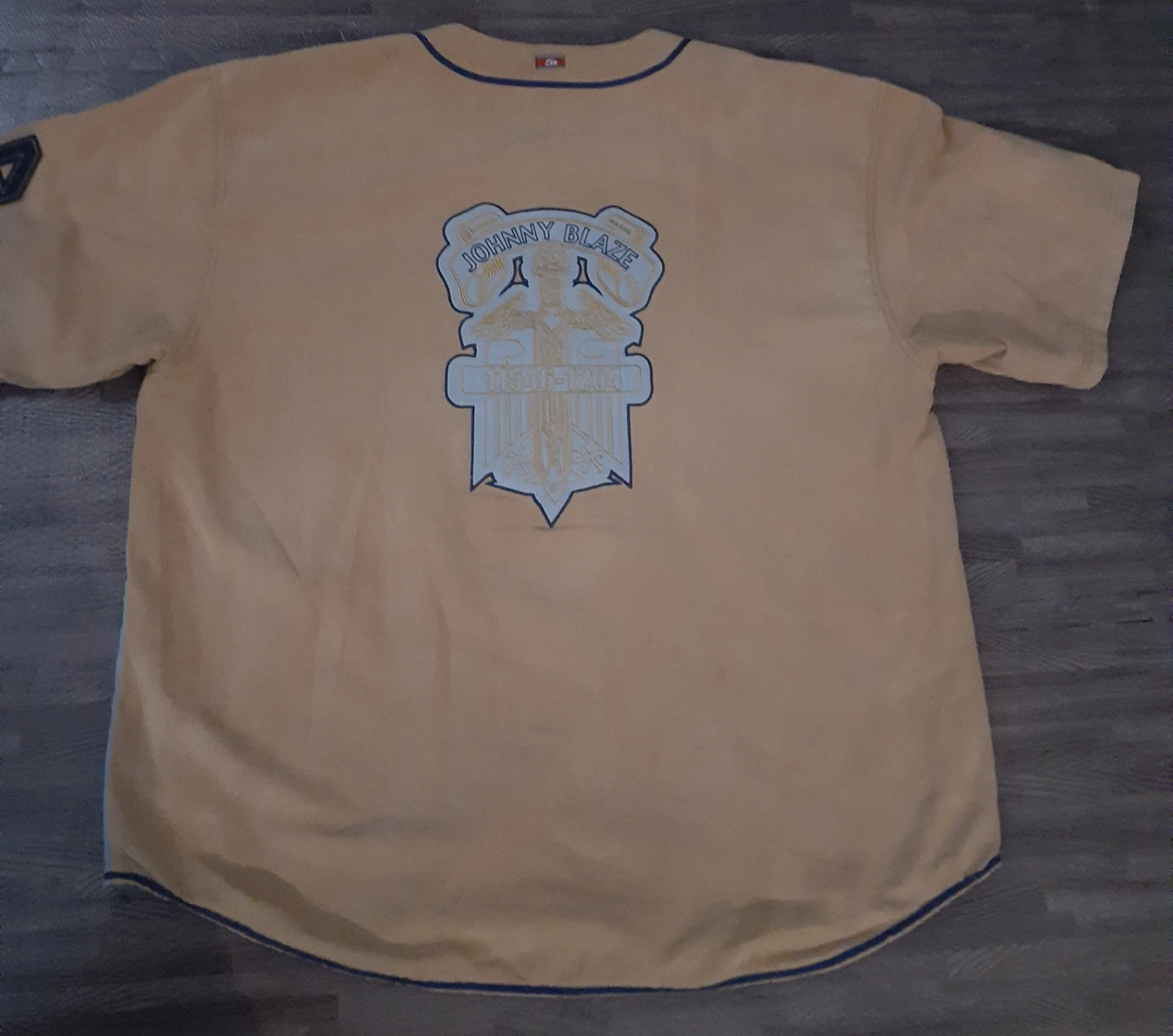 Johnny Blaze Ultra Suede Jersey XXL VINTAGE Y2K - photo 2