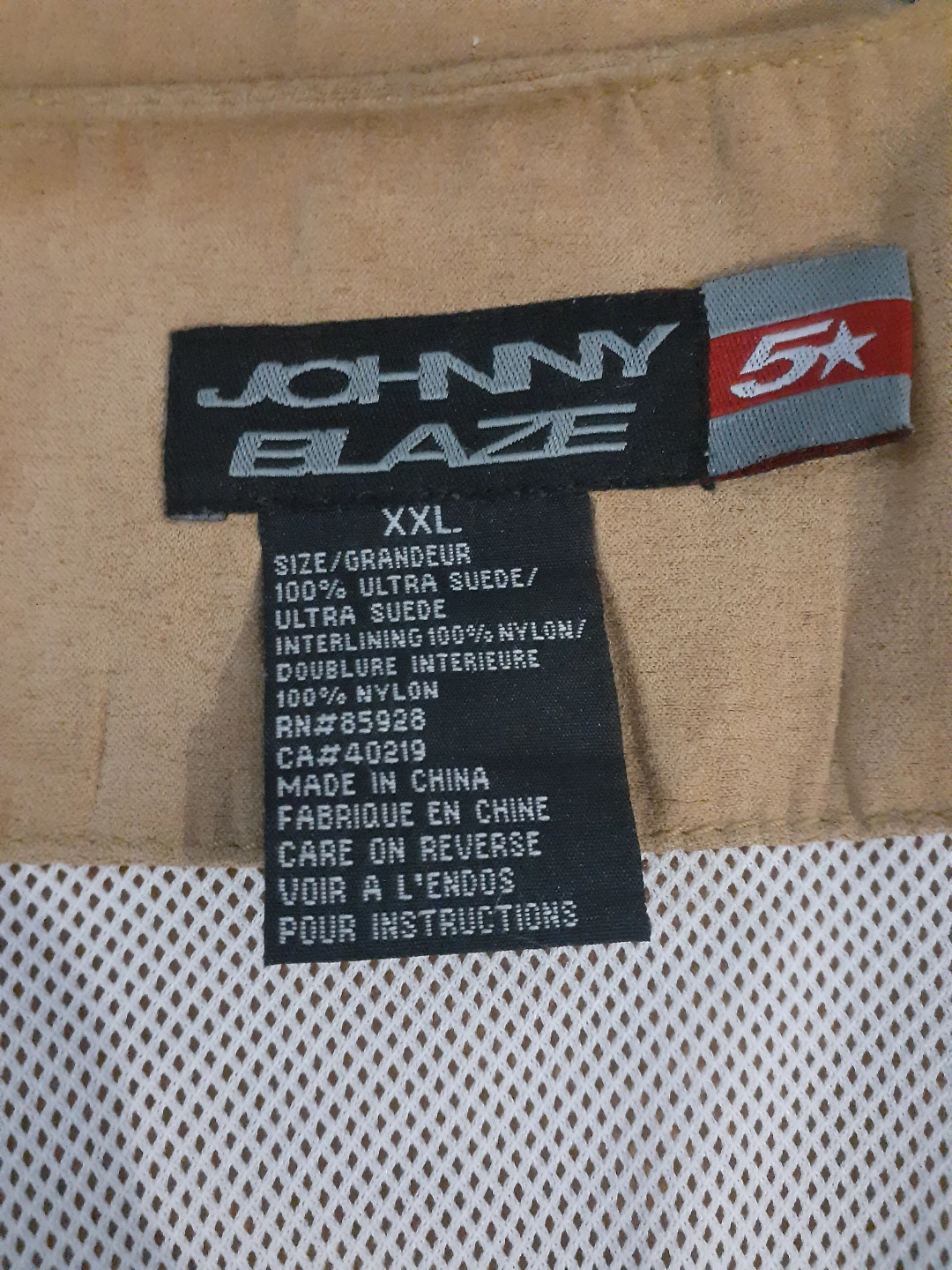 Johnny Blaze Ultra Suede Jersey XXL VINTAGE Y2K - photo 4