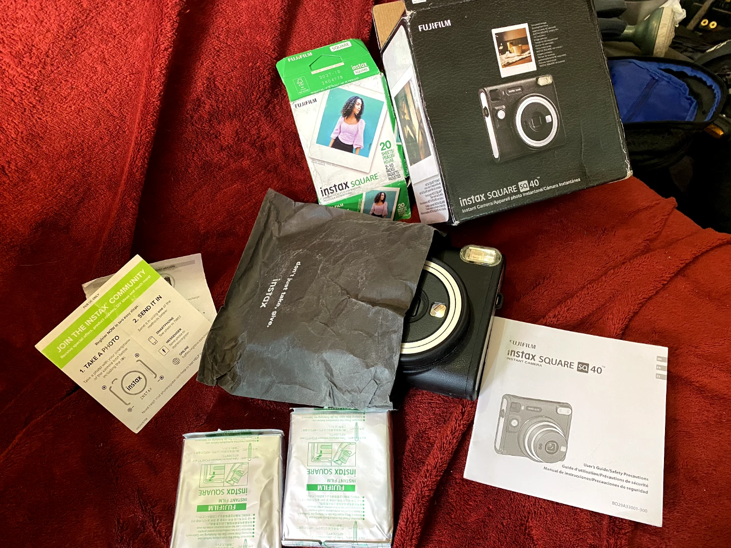 Fujifilm Instax Square SQ40 Instant Camera - Brand New with Film - photo 2
