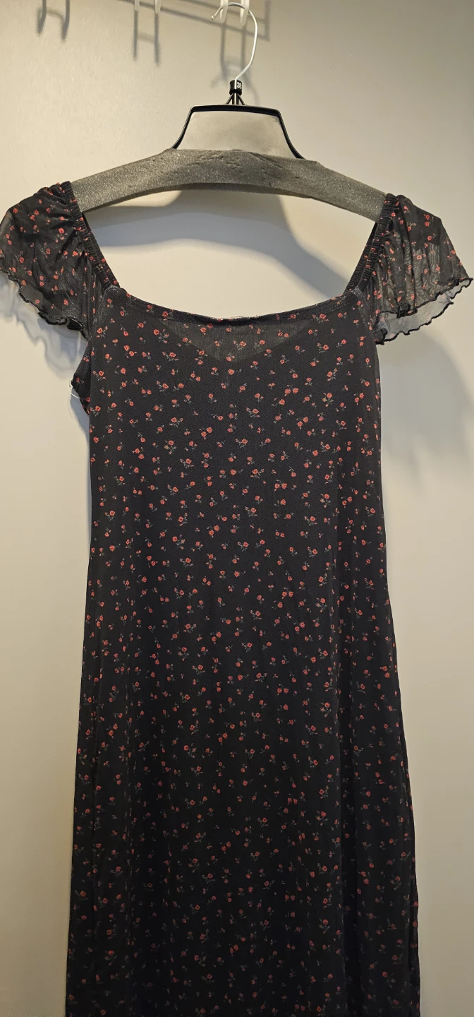 Ardene Floral Mesh Midi Dress - photo 4