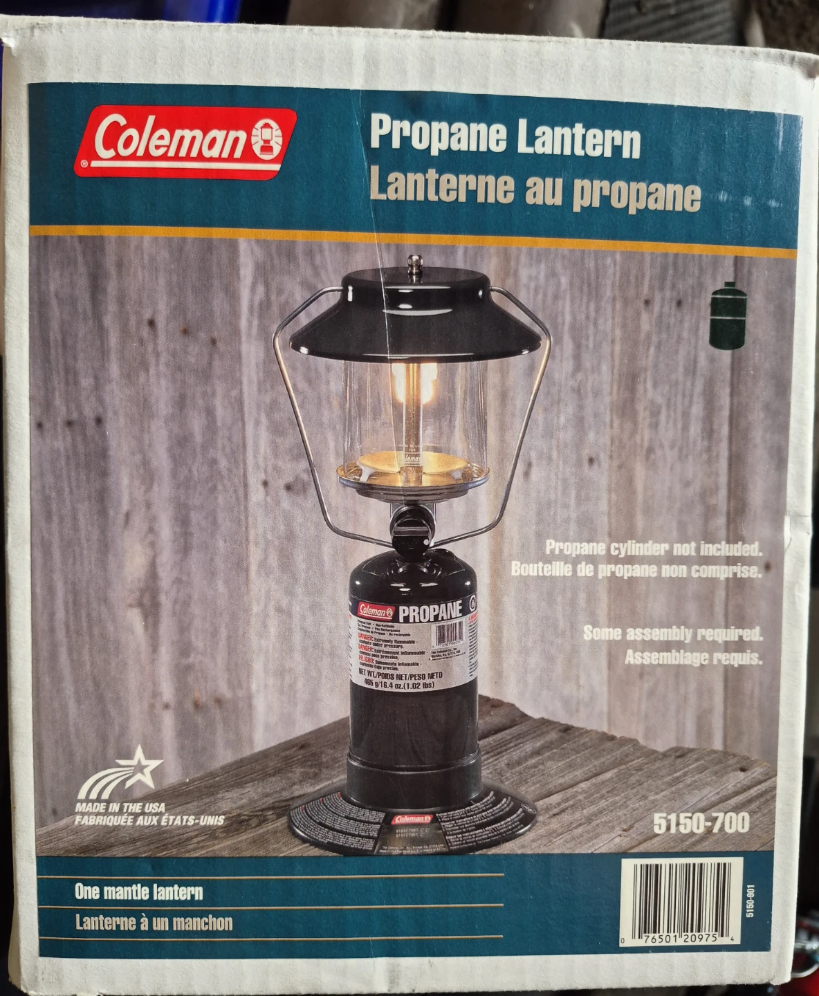 Coleman One Mantle Propane Lantern 5150-700