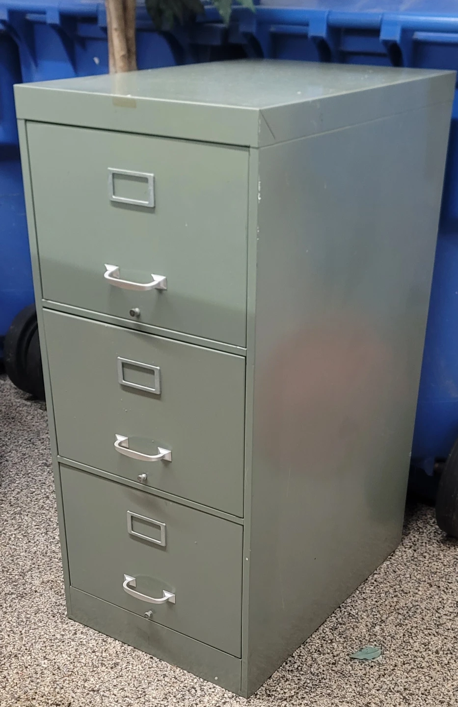 3-Drawer Metal Filing Cabinet - photo 3