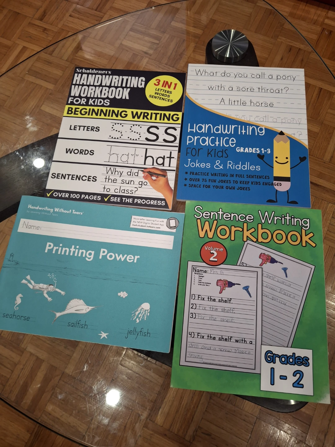 Set of 4 Children's Handwriting Workbooks
