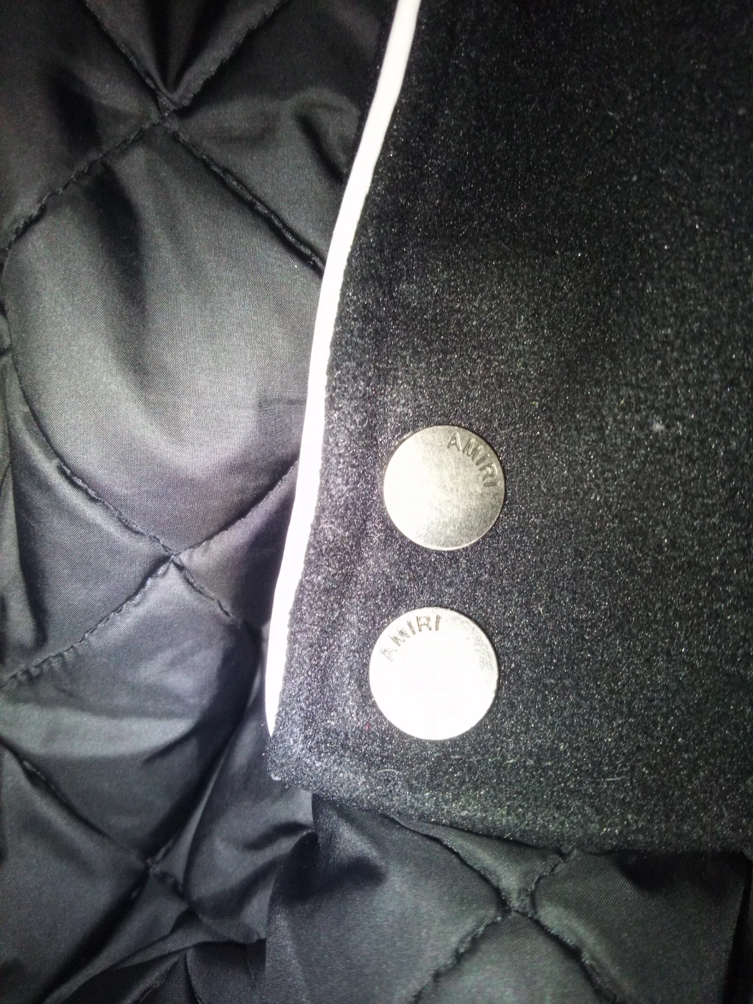 Amiri Black Varsity Jacket - photo 3