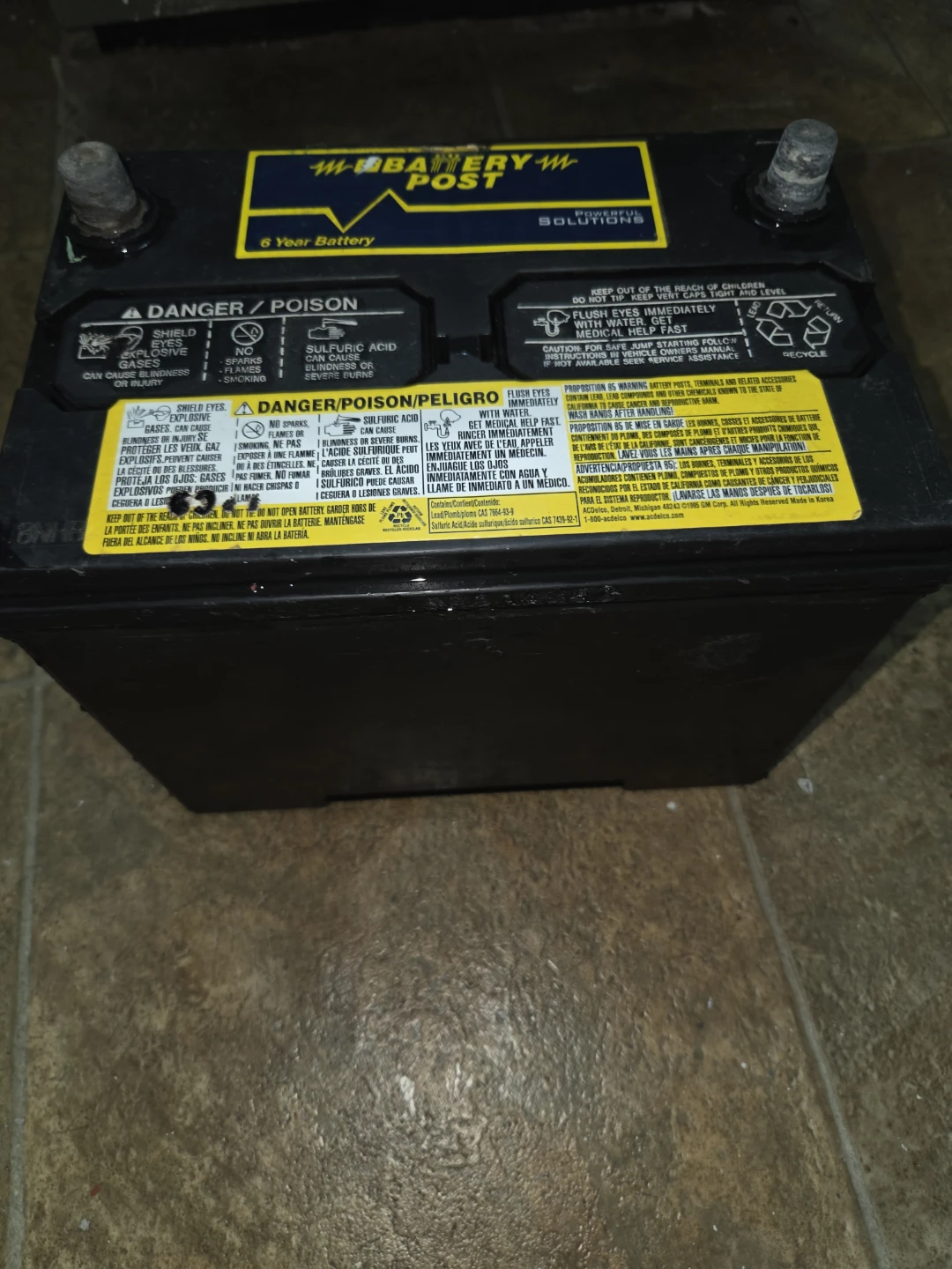 Automotive Battery post