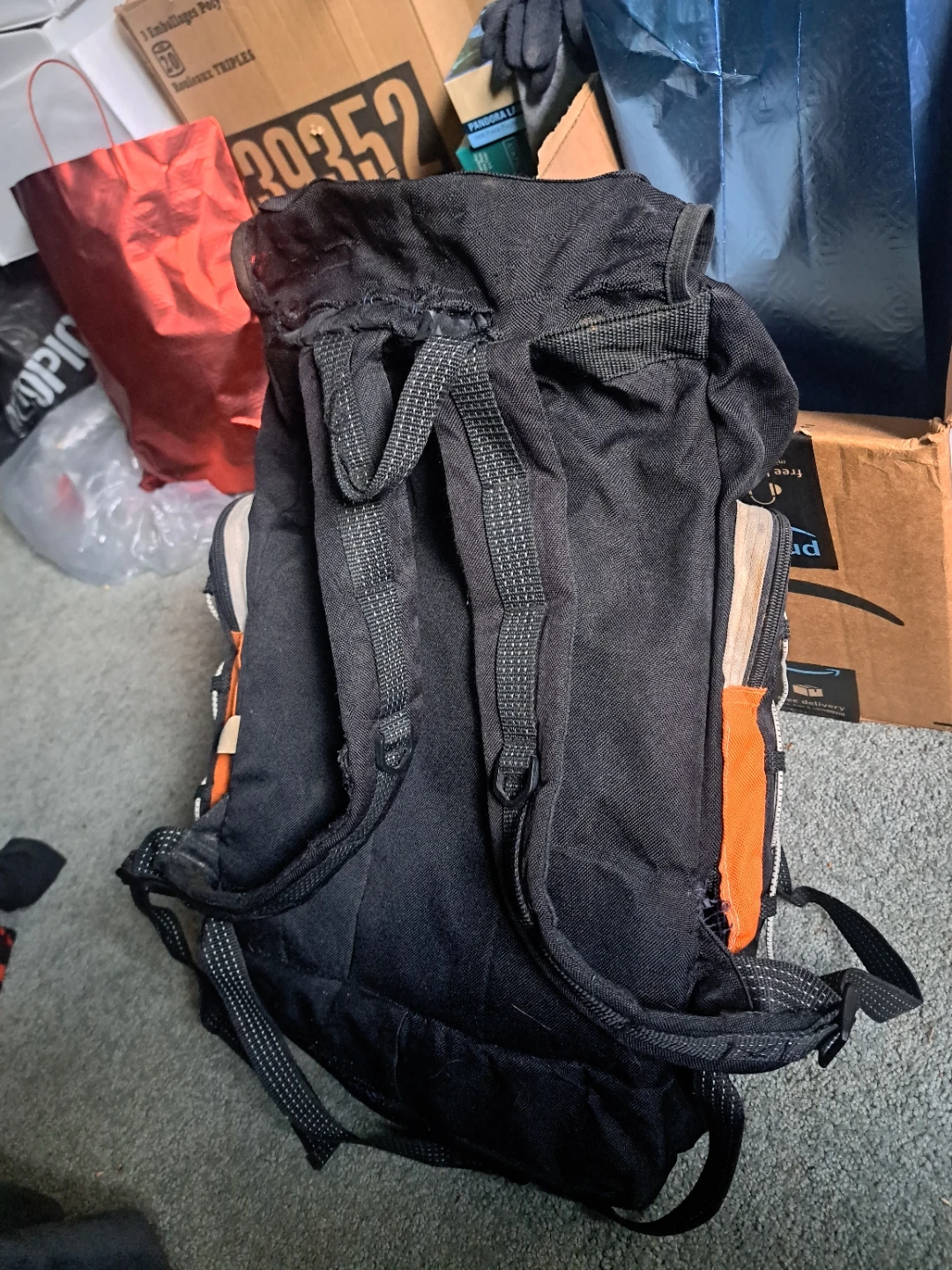 Sport Black and Orange Backpack - photo 2