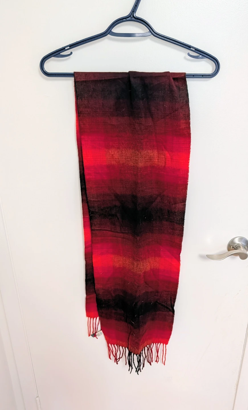 Brand New Roots Red and Black Plaid Scarf