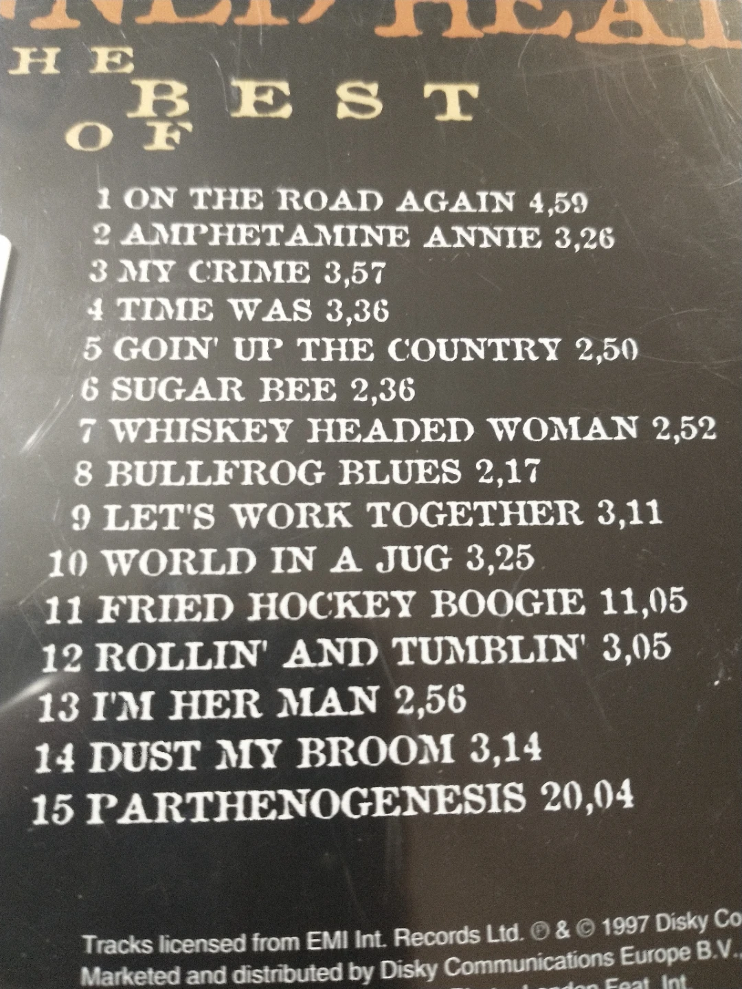 Canned Heat - The Best Of AMAZING CD - photo 5