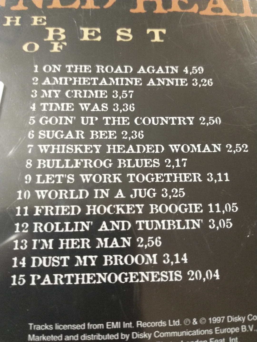 Canned Heat - The Best Of AMAZING CD - photo 5