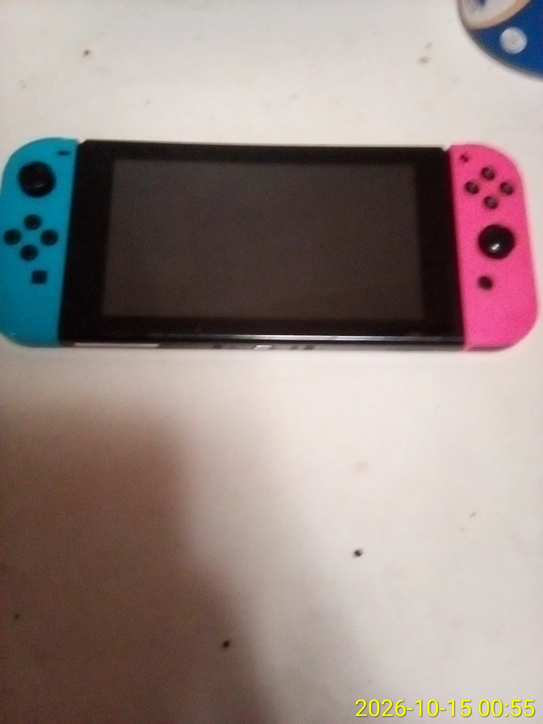Nintendo Switch Console with Neon Controllers