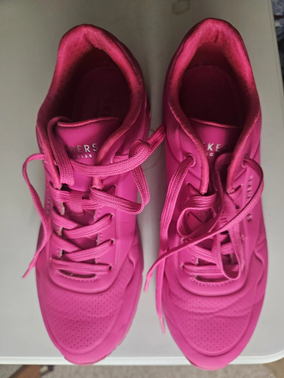 Bright Pink Skechers Sneakers