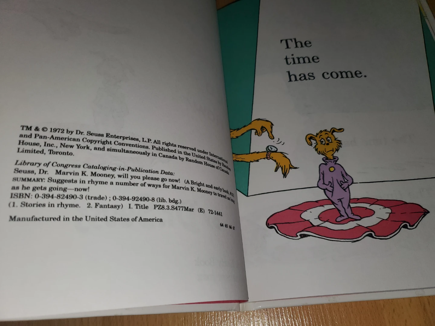 Marvin K. Mooney Will You Please Go Now! Dr. Seuss - photo 2