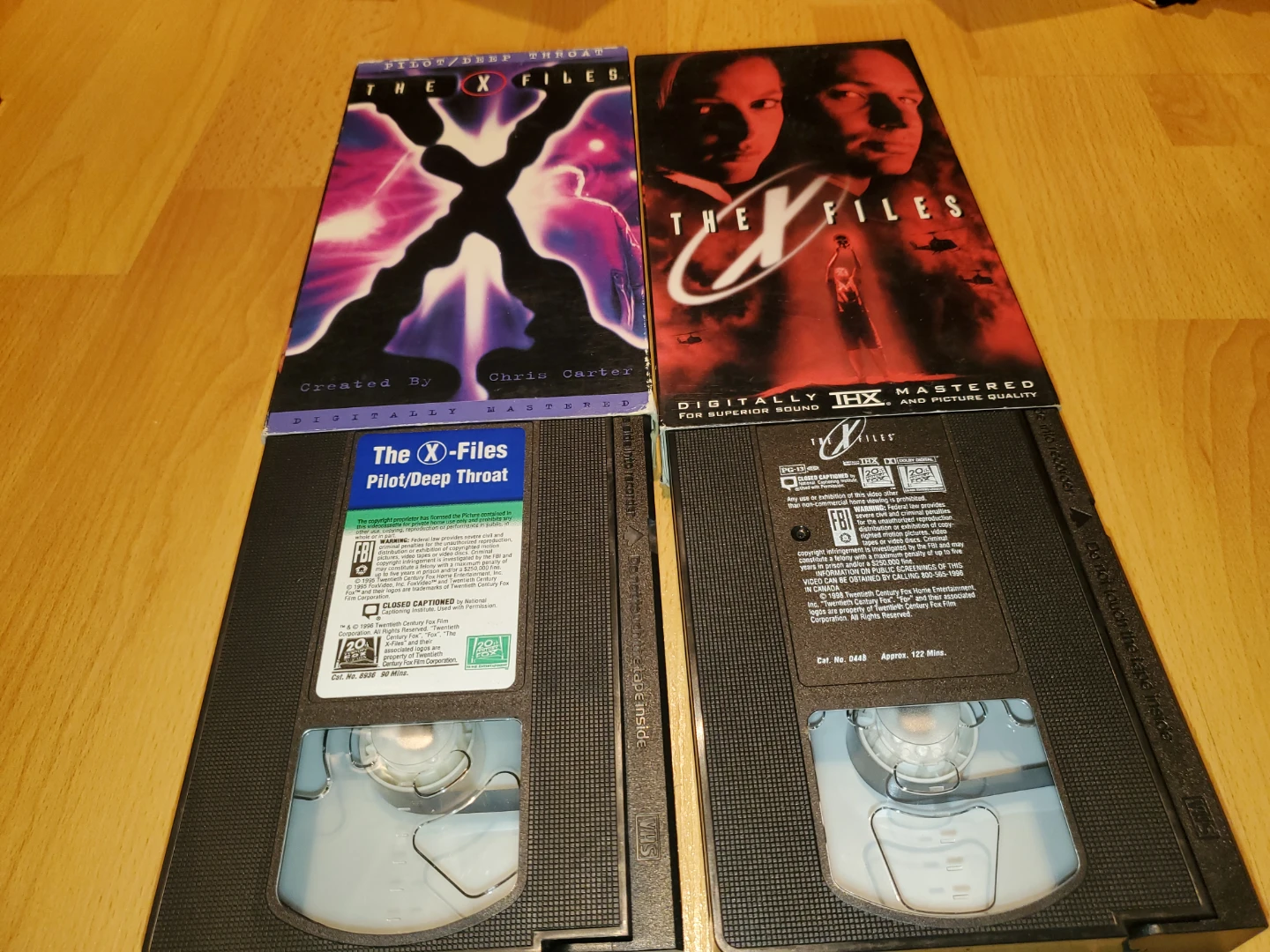 Set of 4 The X-Files VHS Tapes - photo 4