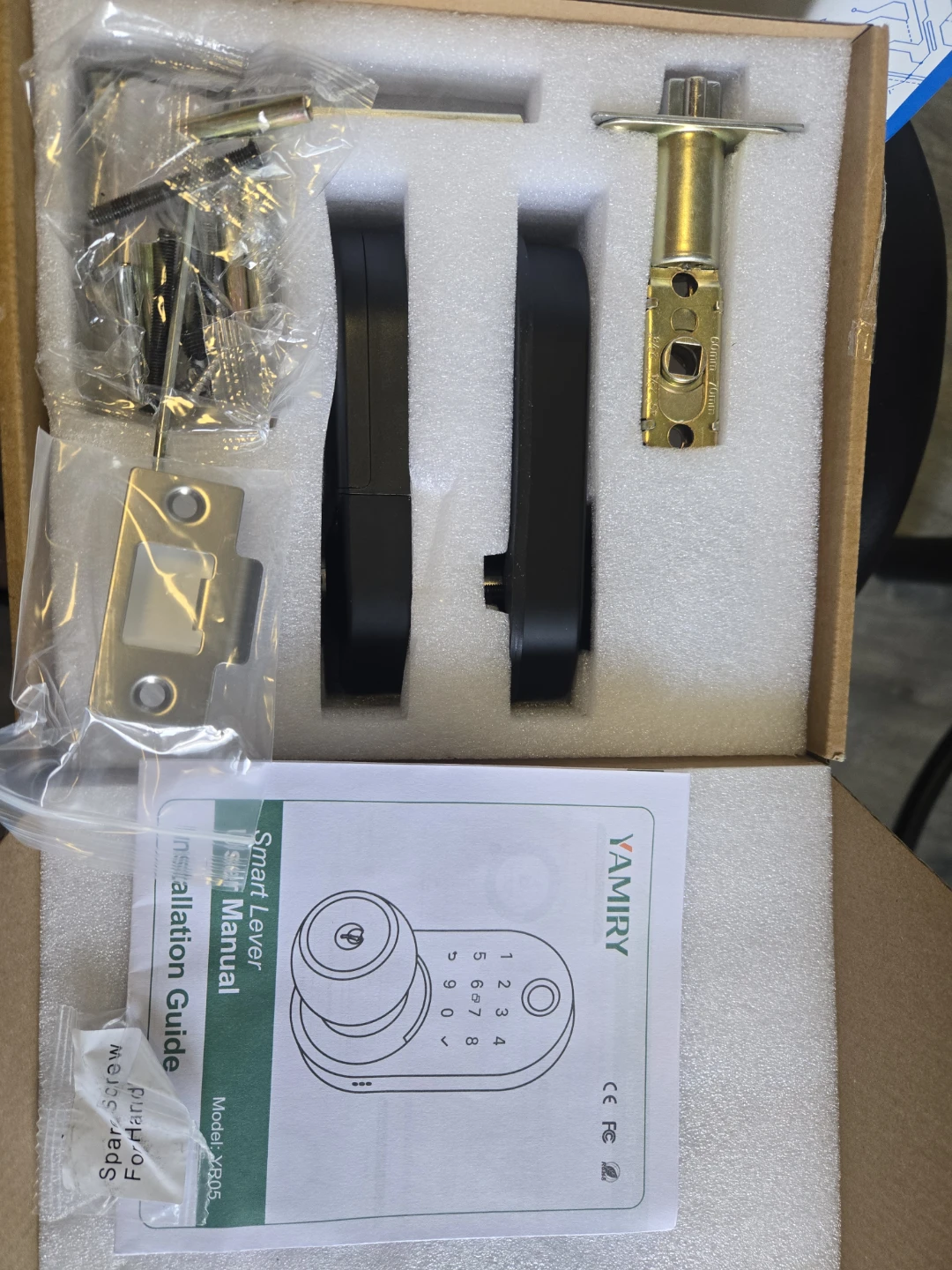 Yamiry Smart Door Knob Lock, Keyless Entry - photo 2