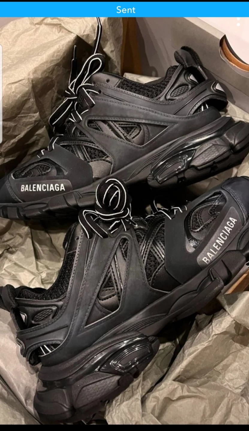 Balenciaga Track Sneakers - All Black