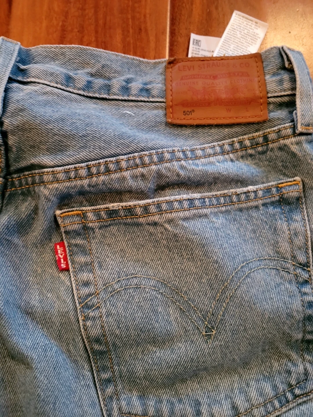 Levi's 501 Original Fit Distressed Jeans W30 L26 - photo 3