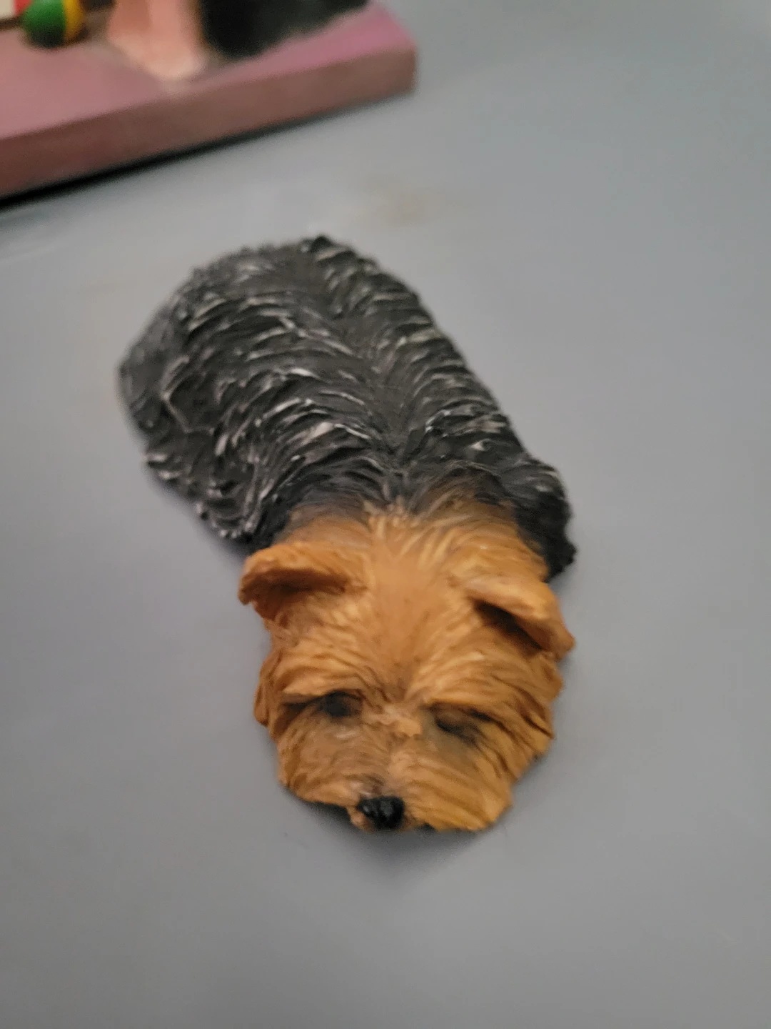 Yorkie Picture Frame amd statues (All for $5) - photo 3