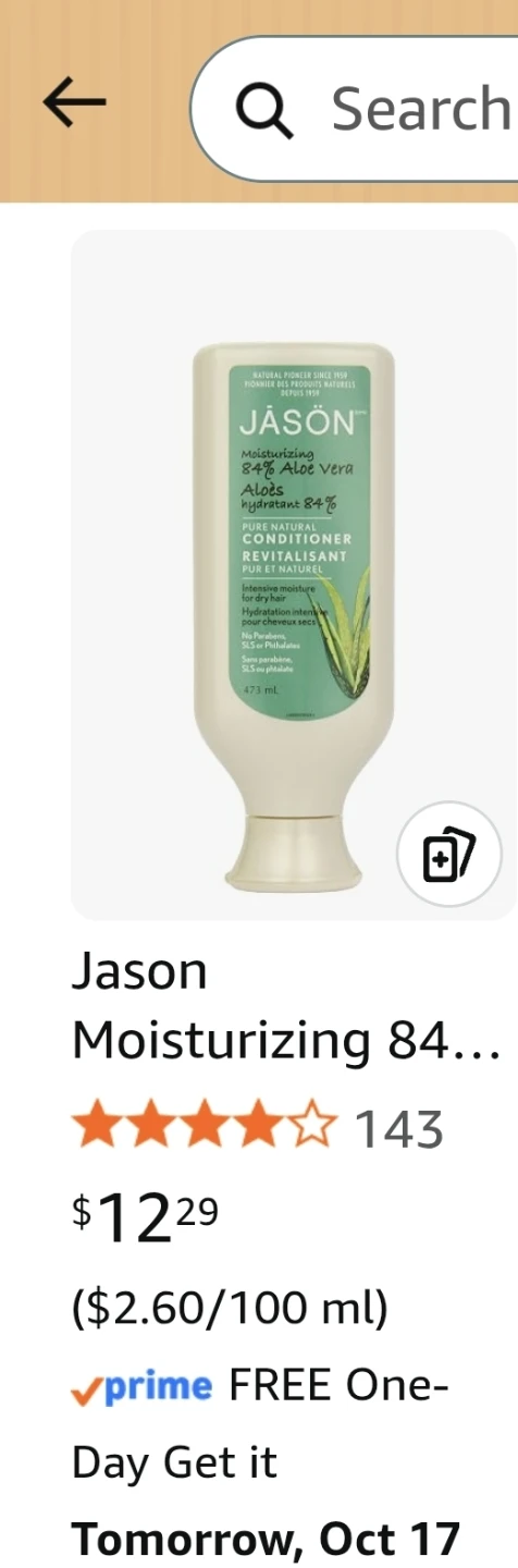 $25 all - JASON Moisturizing 84% Aloe Vera Conditioner - photo 4