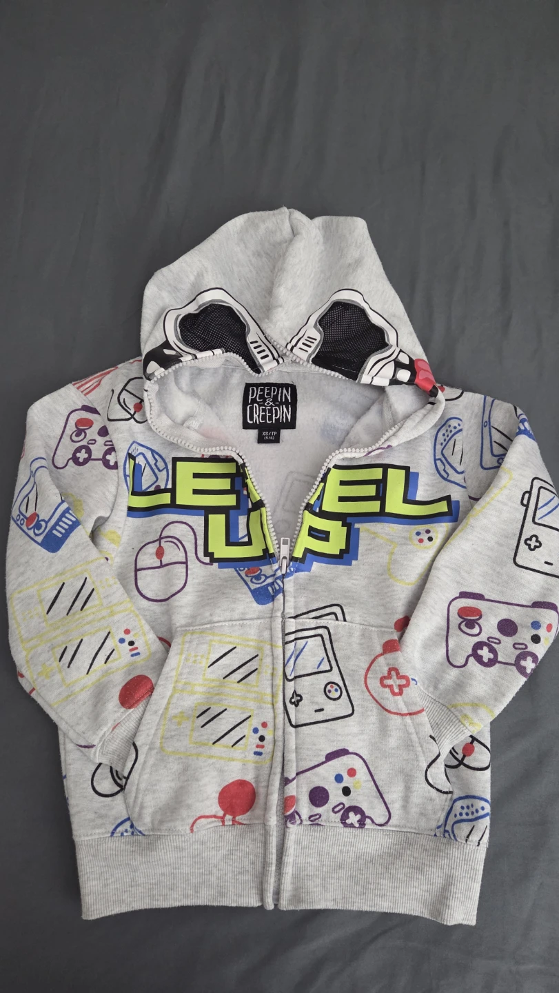 Peepin & Creepin Level Up Zip-Up Hoodie