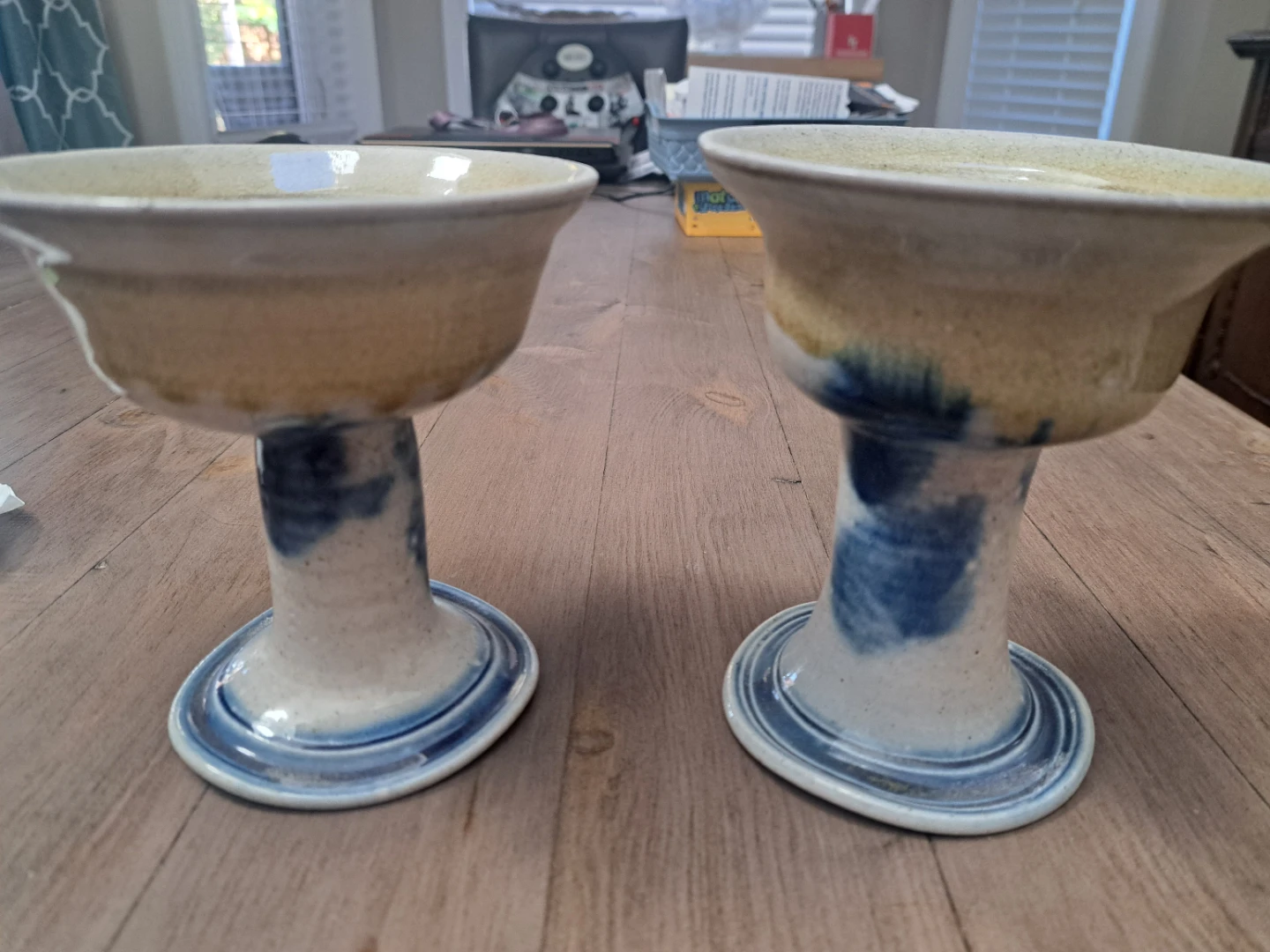Set of Two Ceramic Goblets - photo 2