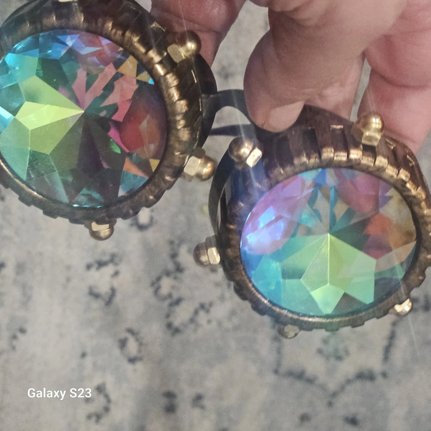 Steampunk Style Kaleidoscopic Goggles