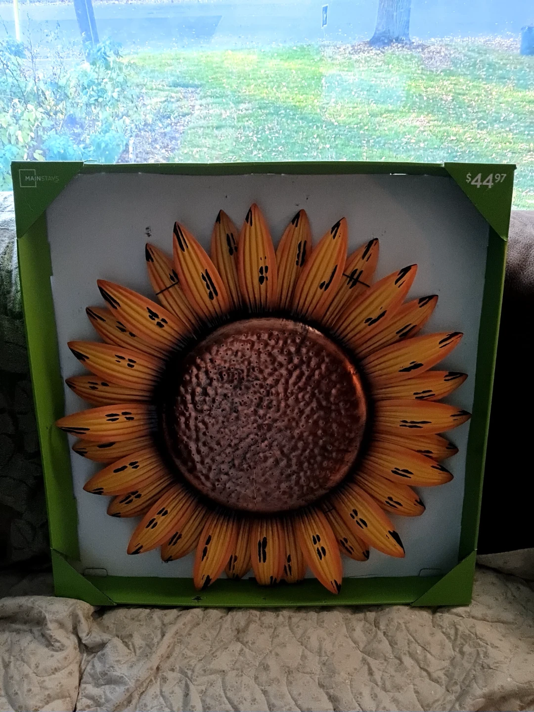 Mainstays Sunflower Outdoor Wall Art