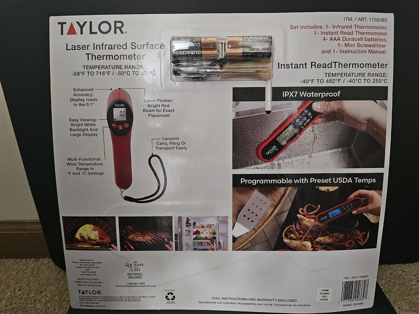 Taylor 2 Piece Digital Thermometer Bundle - photo 5