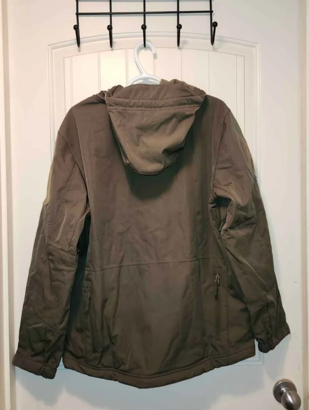 Olive Green Tactical Softshell Jacket - photo 3