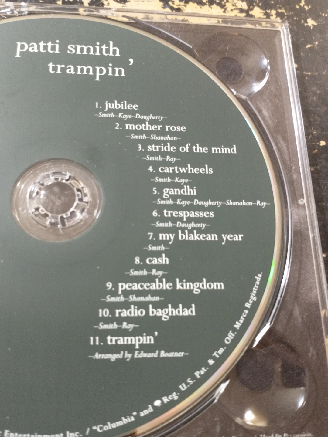 Patti Smith - Trampin' CD - photo 3