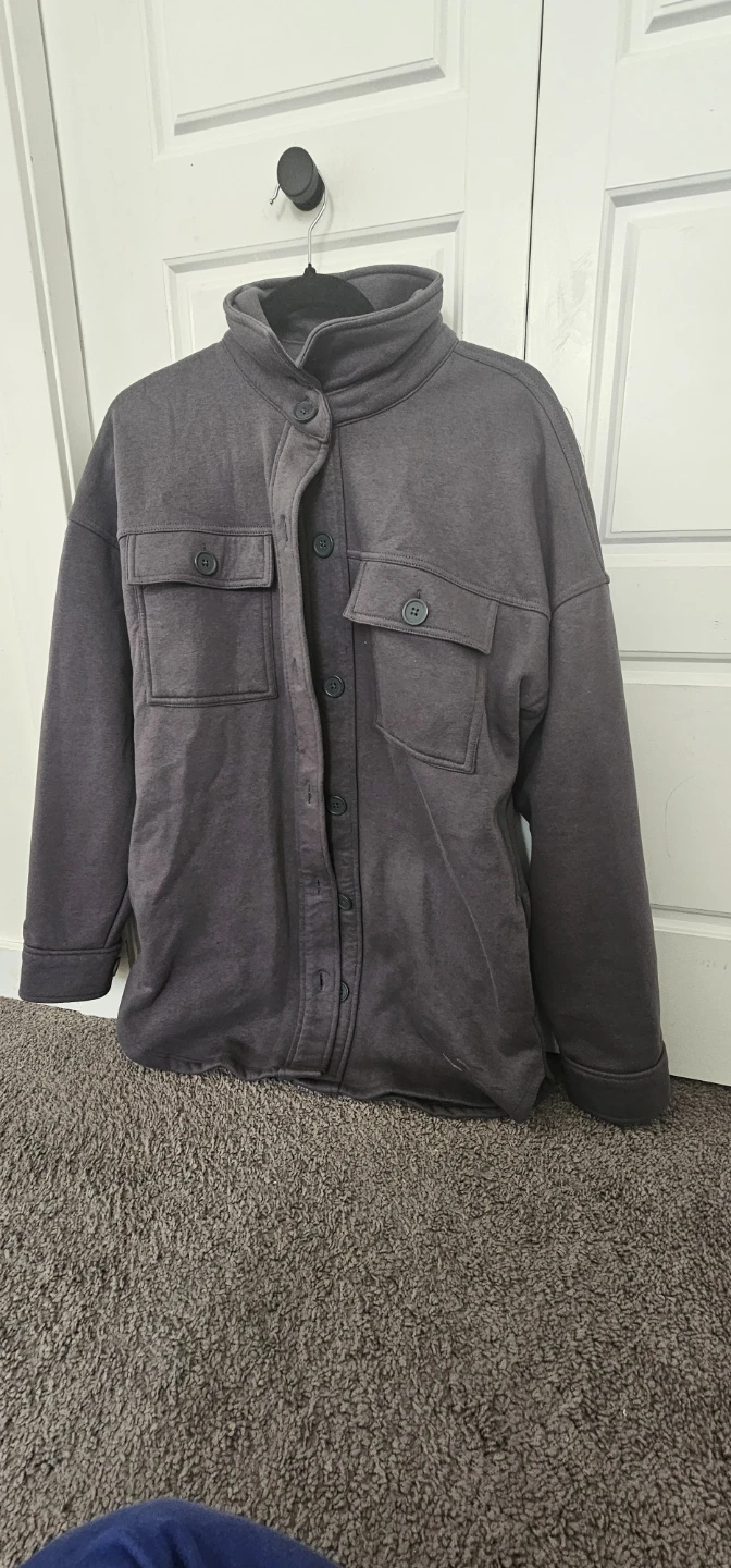 button-up shirt jacket