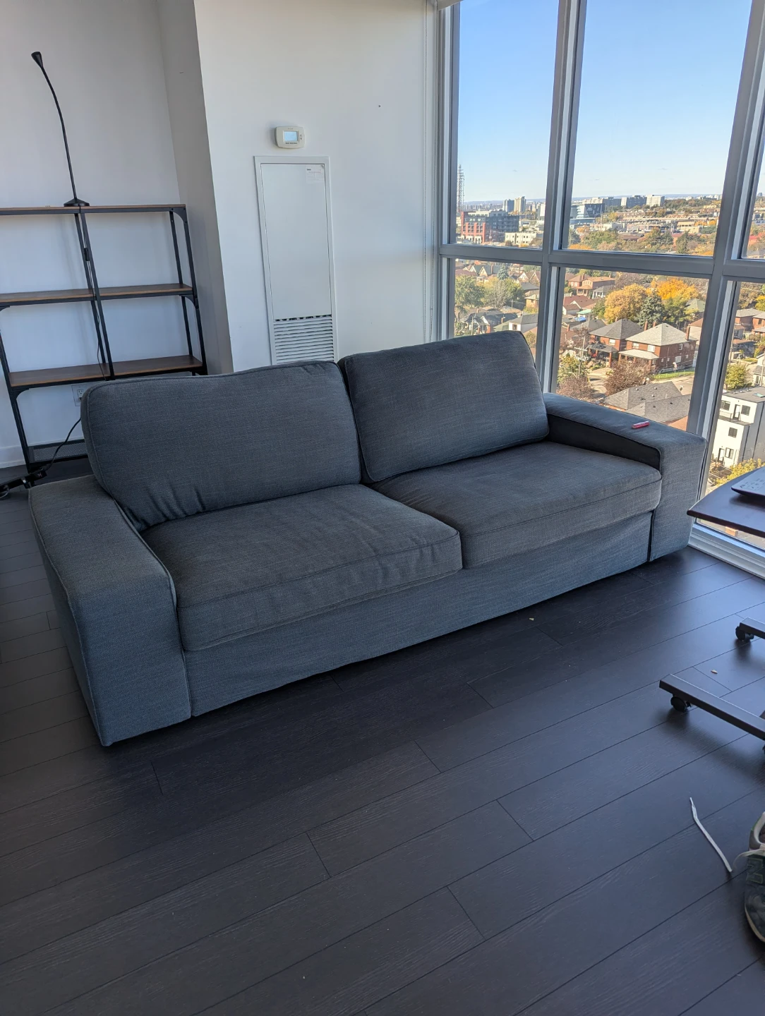 Two-Seater Grey Sofa - Kivik
