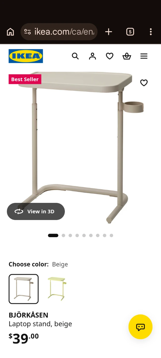 IKEA BJÖRKÅSEN Laptop stand - photo 2