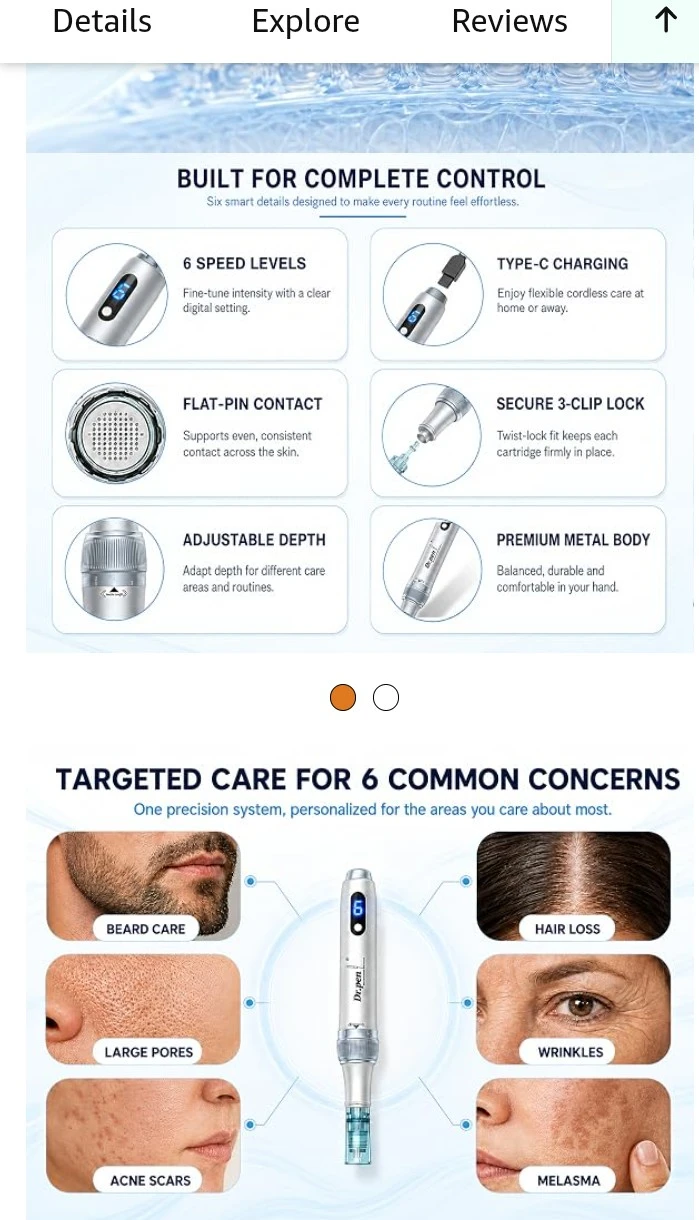 DMFAUM FW-M7 Microneedling Pen Kit - photo 3