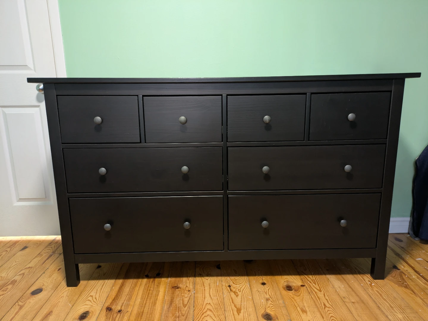 IKEA Hemnes 8-Drawer Dresser Black-Brown