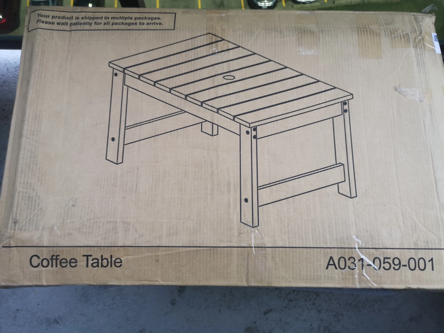 New Outdoor Coffee Table