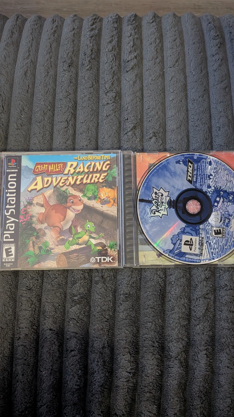 PlayStation 1 Games - Land Before Time and Rugrats