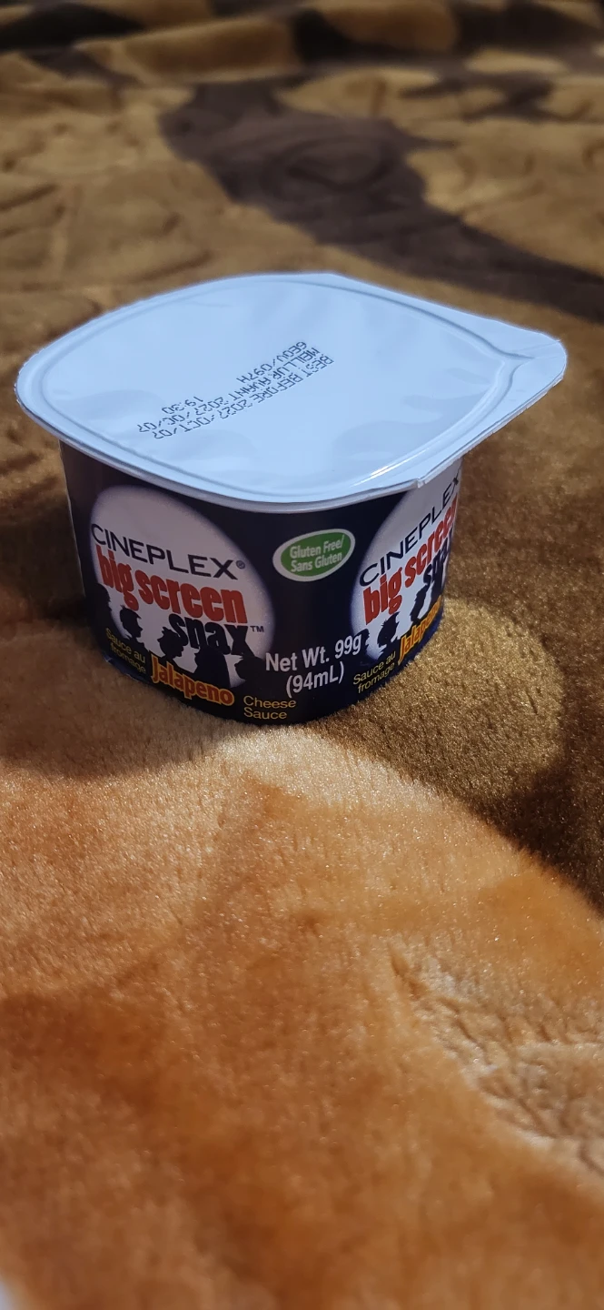 Cineplex Big Screen Snax Jalapeno Cheese Sauce