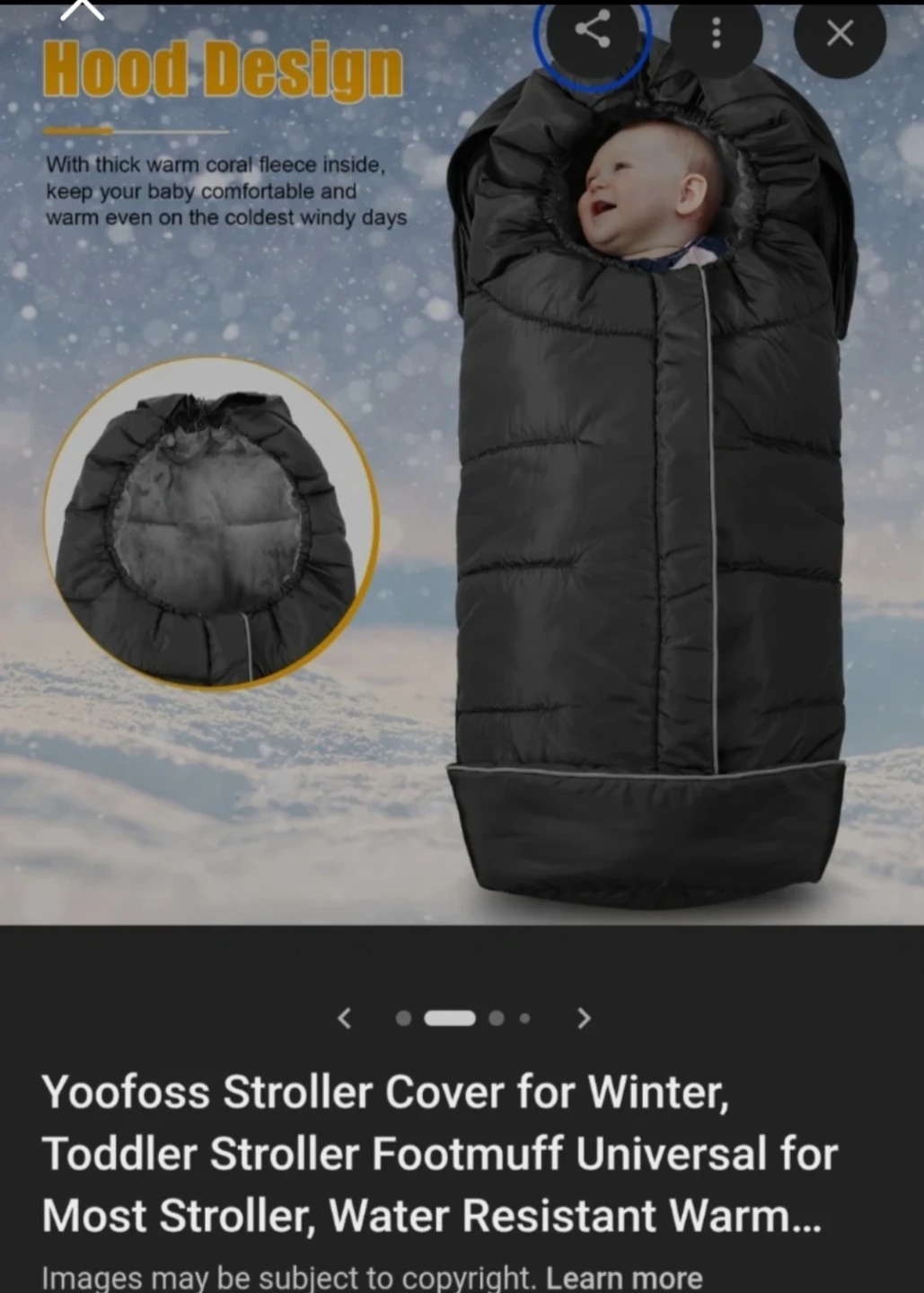 Toddler Stroller Footmuff brand new - photo 5