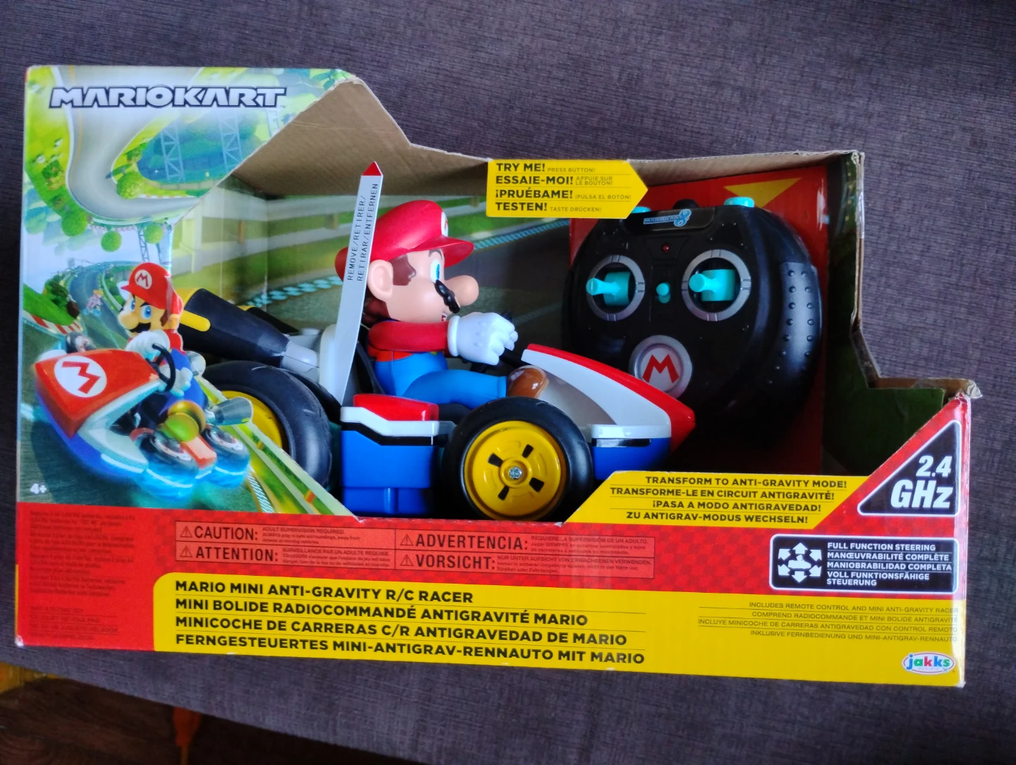 New Mario Kart Mini Anti-Gravity RC Racer