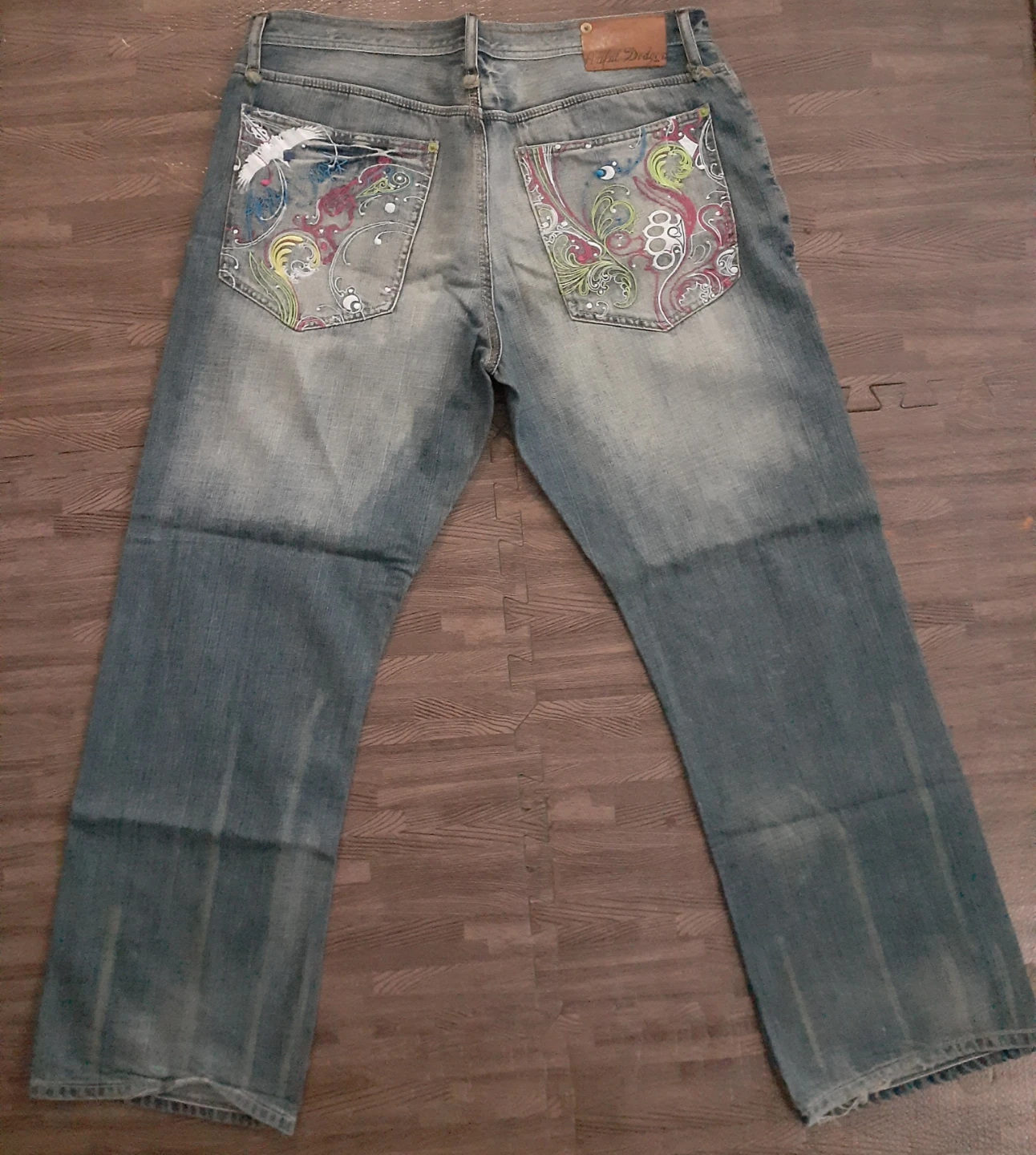 Artful Dodger Embroidered Jeans VINTAGE Y2K