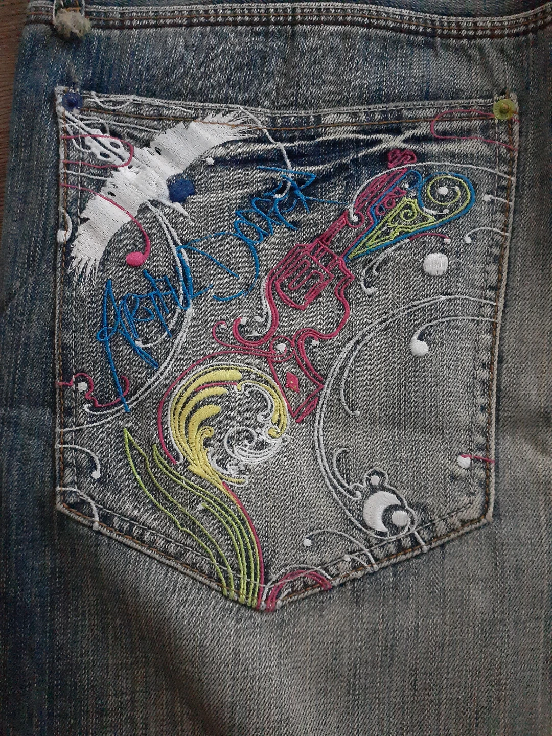 Artful Dodger Embroidered Jeans VINTAGE Y2K - photo 4