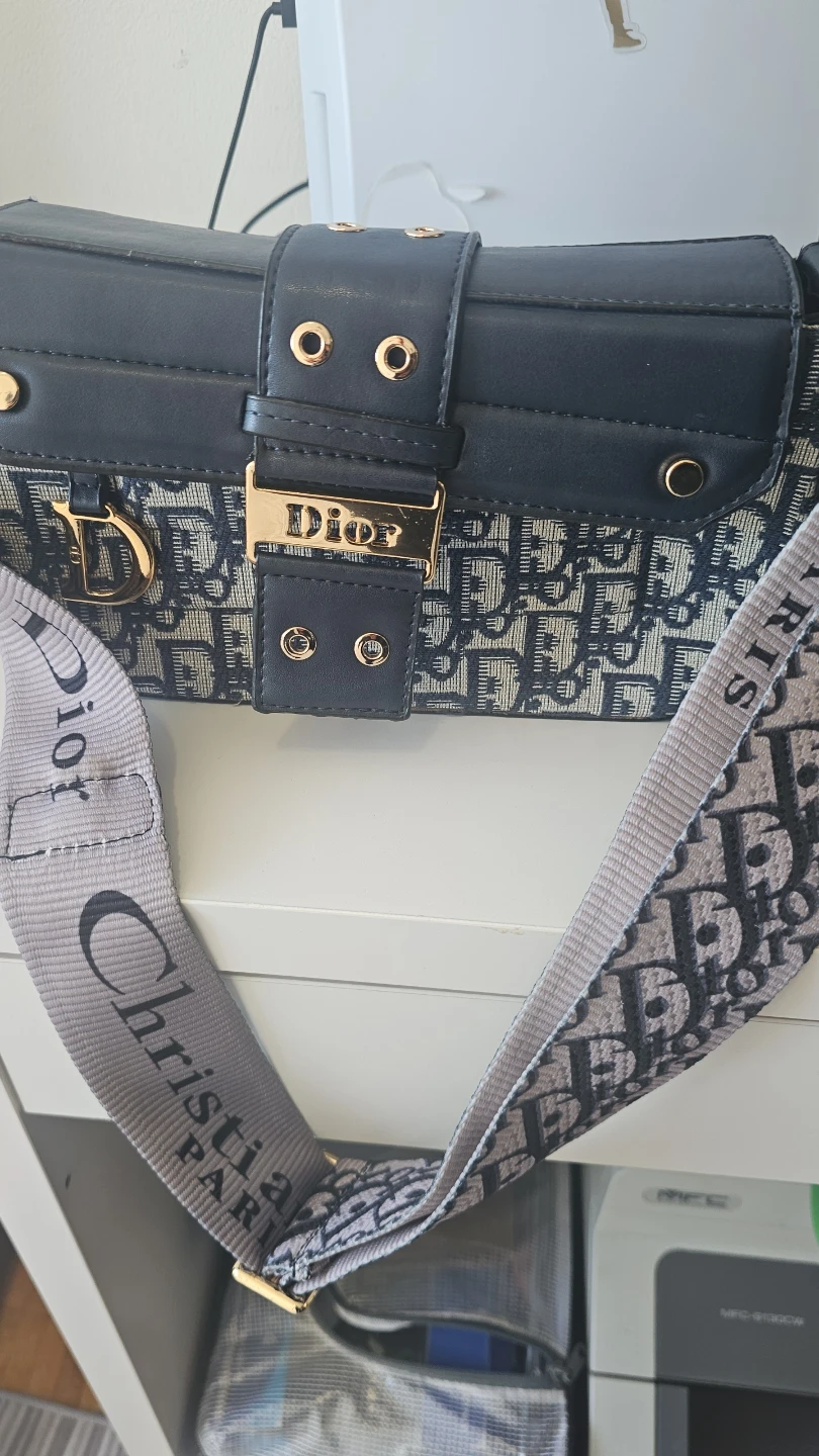 Dior Oblique Shoulder Bag with Detachable Pouch - photo 5