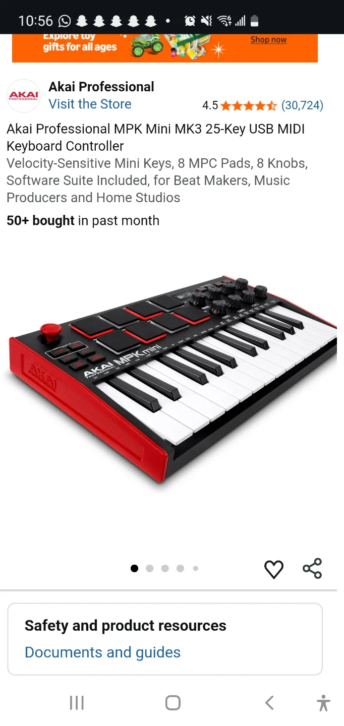 Native Instruments Maschine MK3 and Akai piano MPK Mini MK3 - photo 2