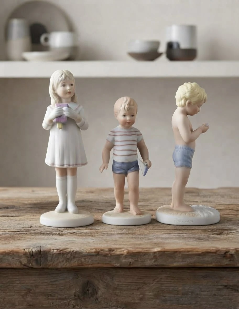 Bing & Grondahl Porcelain Figurine Set