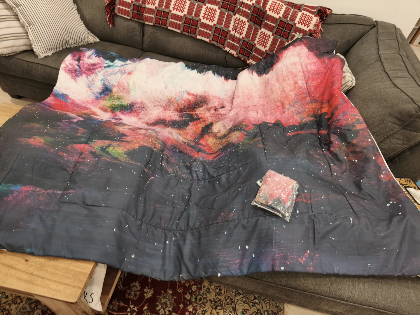 Galaxy Print Comforter - photo 4