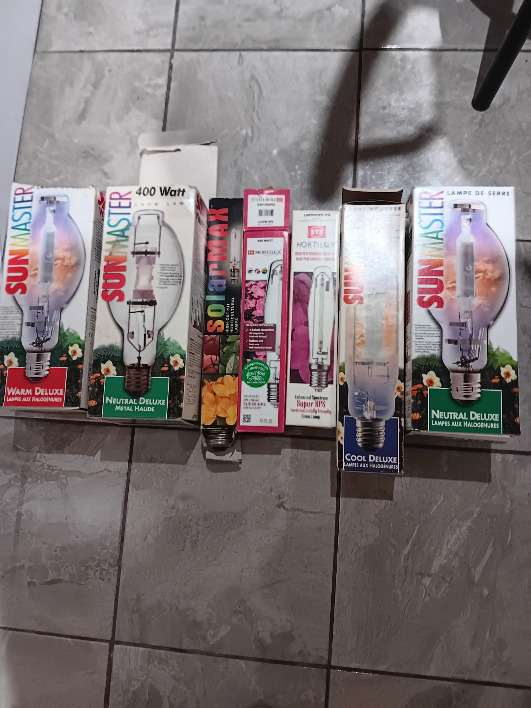 Assorted Horticultural Grow Lamps