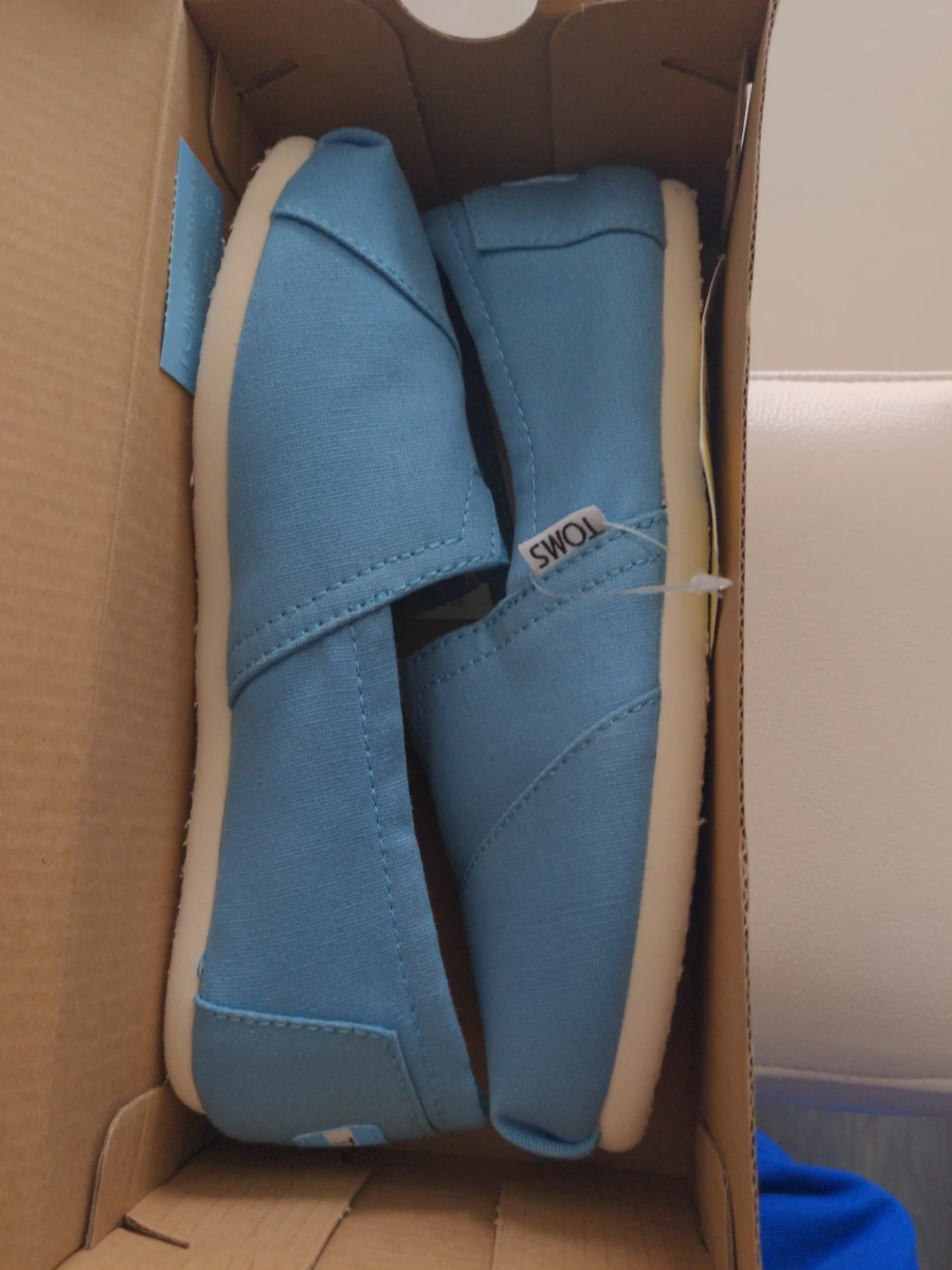 TOMS Classic Cornflower Blue Canvas Shoes Women's 5.5