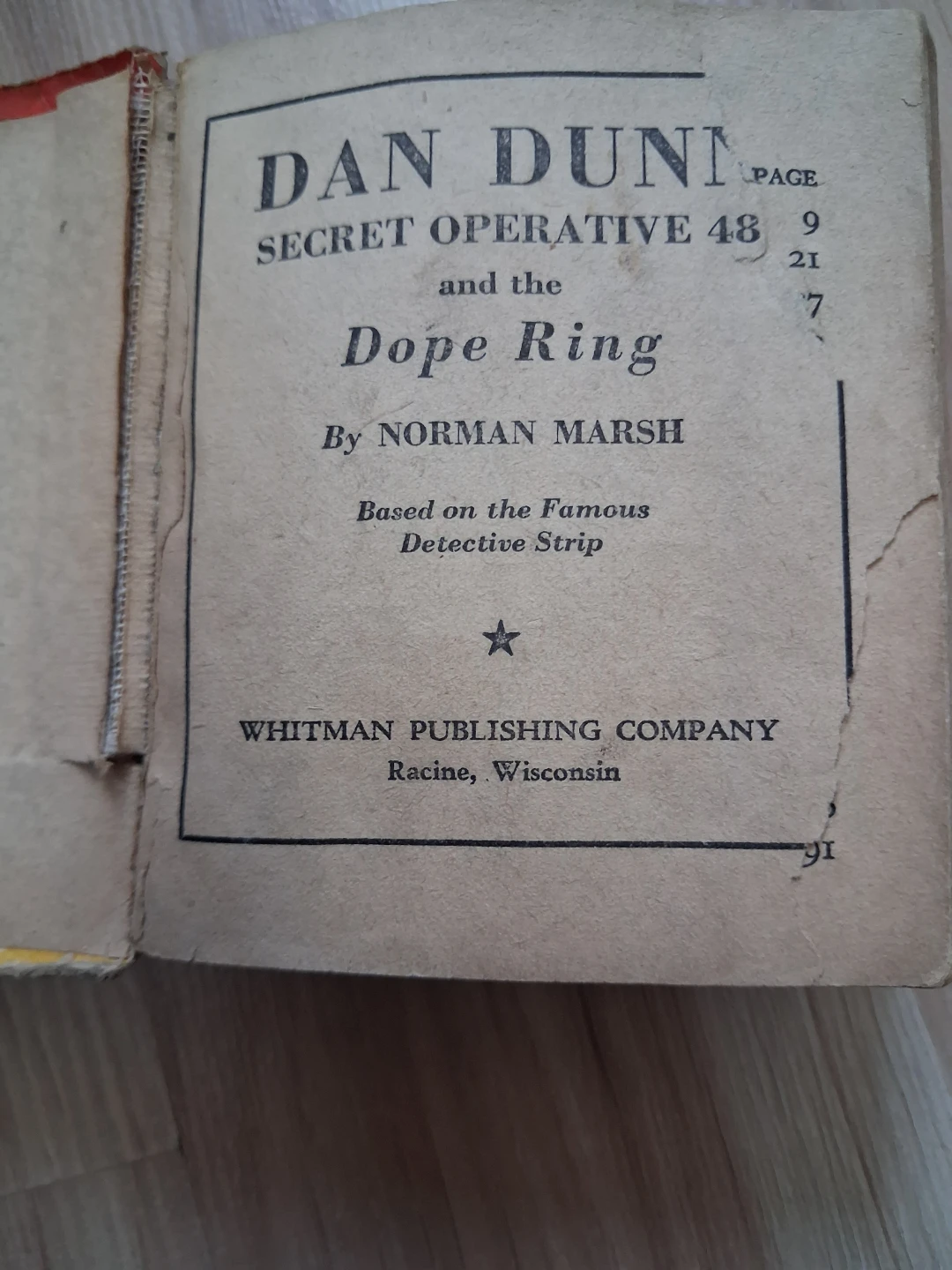 Dan Dunn Secret Operative 48 and the Dope Ring Book - photo 2