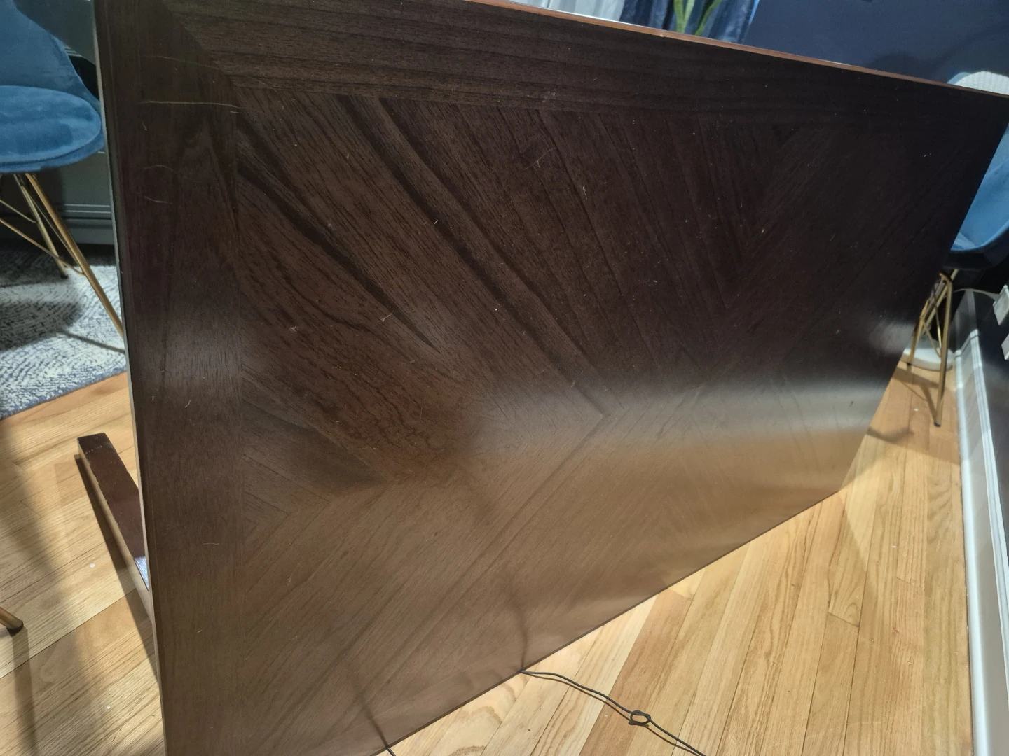 Dark Wood Dining Table